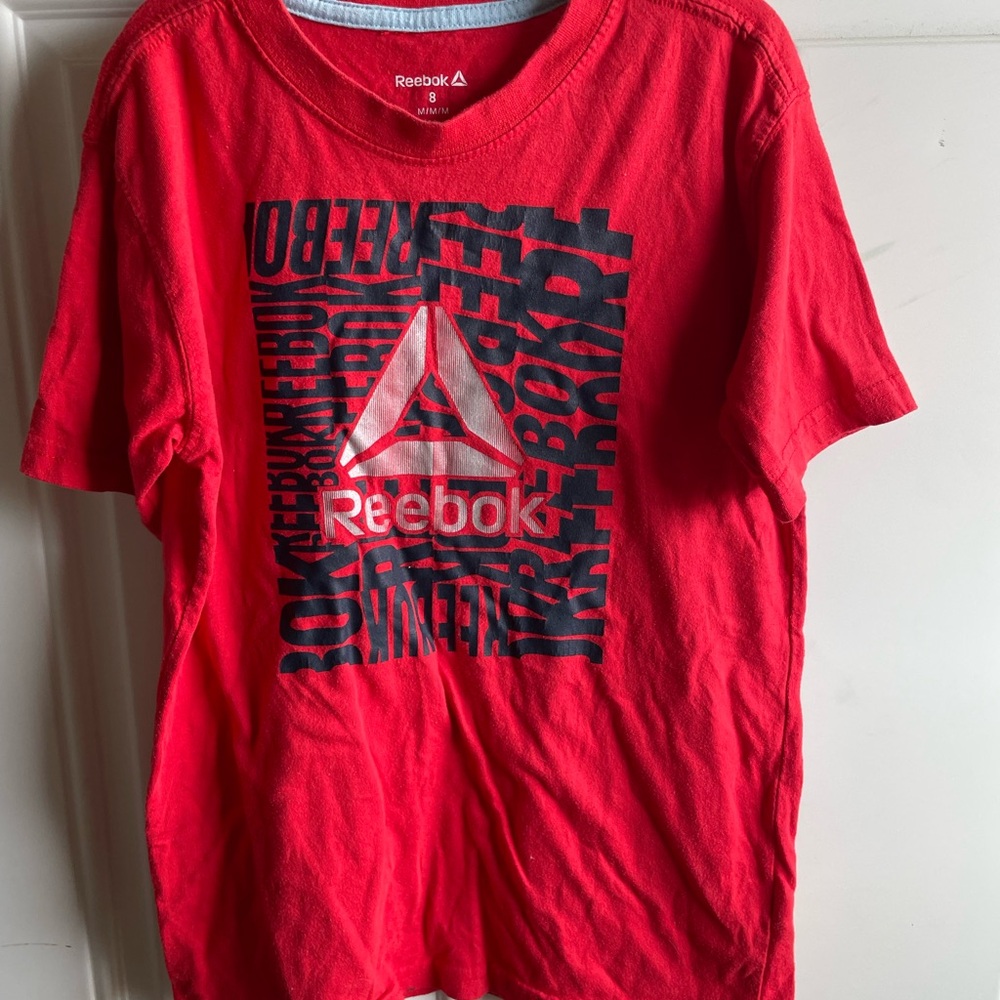Reebok Red Graphic T-Shirt- Kids 8